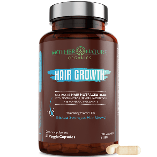 Hair Growth Vitamins by Mother Nature Organics