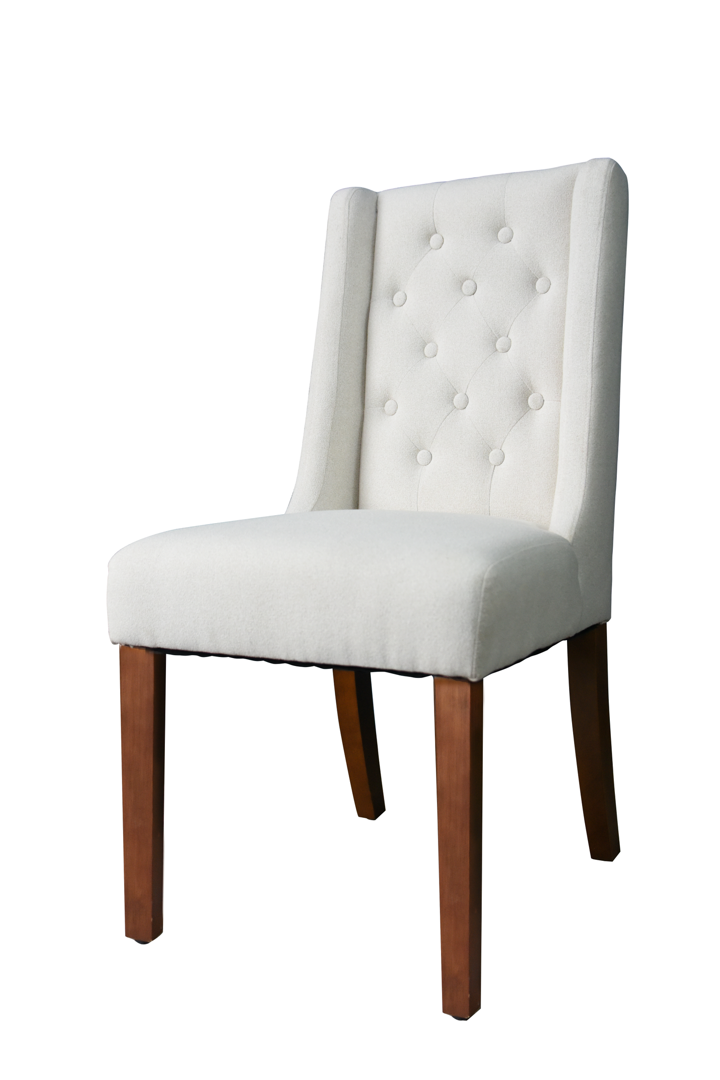 Tufted Parsons Chair  (Set of 2), beige white