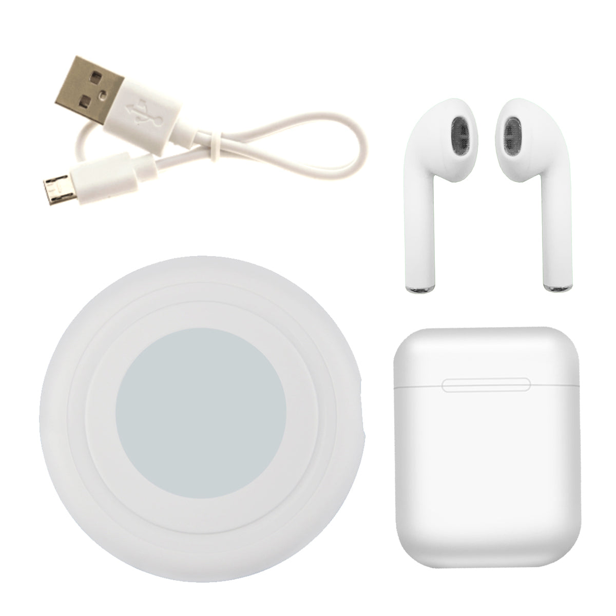 Bluetooth Earpods With Wireless Pad by VistaShops