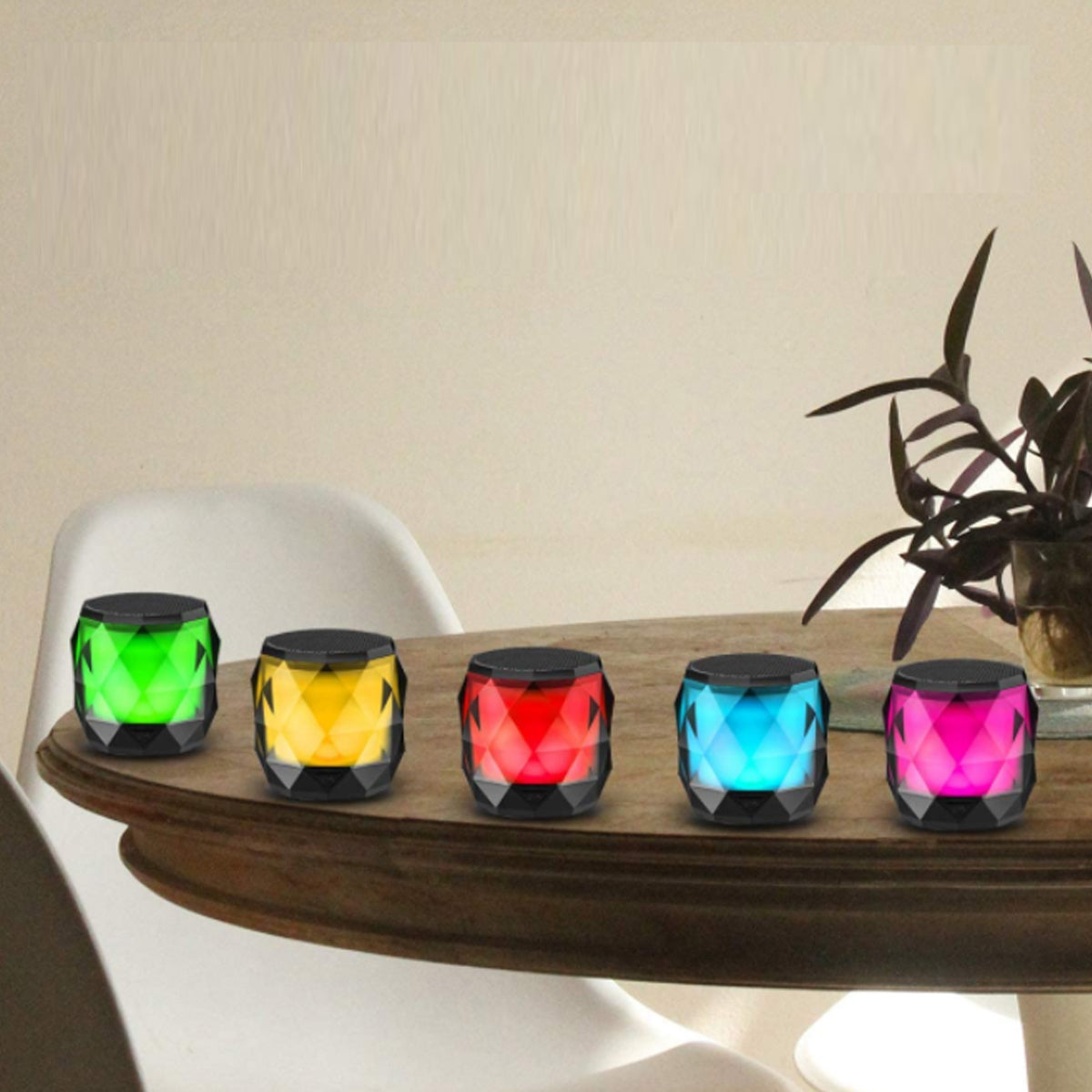 Candylight LED Stereo Bluetooth Mini Speaker by VistaShops