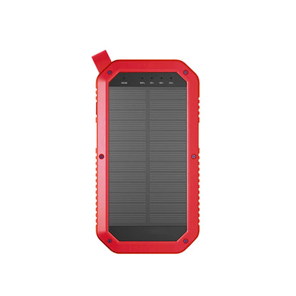 Sun Chaser Mini Solar Powered Wireless Phone Charger 10,000 mAh With LED Flood Light by VistaShops