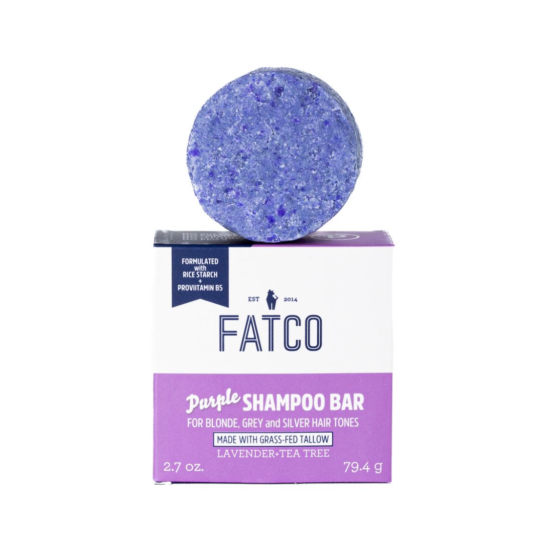 Purple Shampoo Bar by FATCO Skincare Products