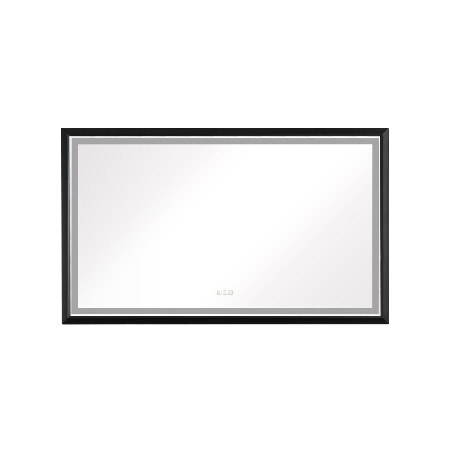 LTL needs to consult the warehouse address72in. W x 36in. H Oversized Rectangular Black Framed LED Mirror Anti-Fog Dimmable Wall Mount Bathroom Vanity Mirror