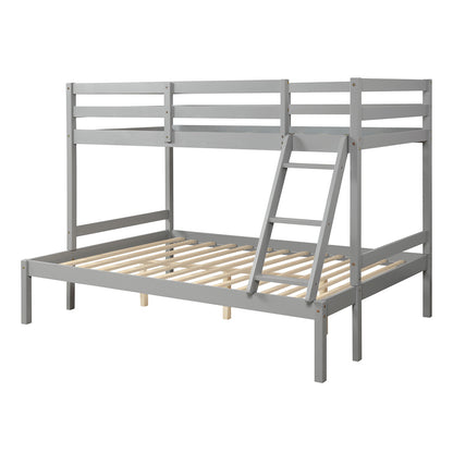 Twin over full bunk bed (Gray) ( old sku: WF193722AAE )