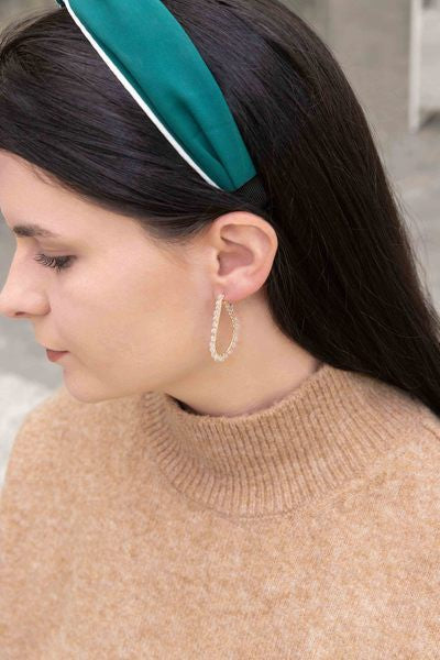 Delicate Drops Hoop Earrings