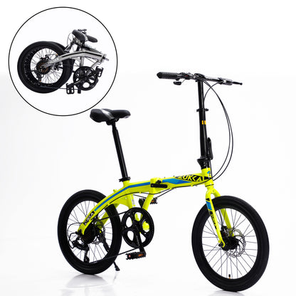 20“folding city bike aluminum frame  8 speed shimano  folding bike