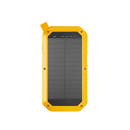 Sun Chaser Mini Solar Powered Wireless Phone Charger 10,000 mAh With LED Flood Light by VistaShops