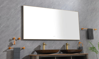 LTL needs to consult the warehouse addressSuper Bright Led Bathroom Mirror with Lights, Metal Frame Mirror Wall Mounted Lighted Vanity Mirrors for Wall, Anti Fog Dimmable Led Mirror for Makeup