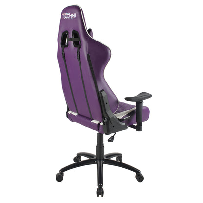 Techni Sport TS-52 Ergonomic High Back Racer Style PC Gaming Chair, Purple