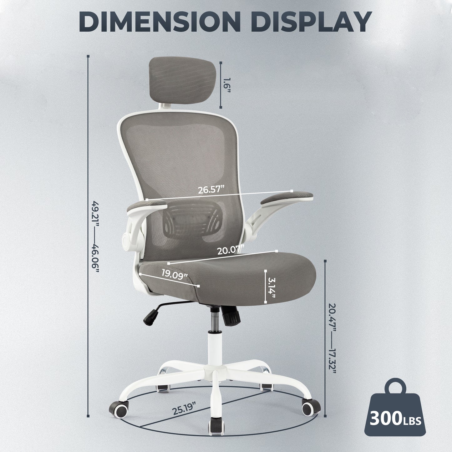 High Back Ergonomic Mesh Office Computer Task Chair