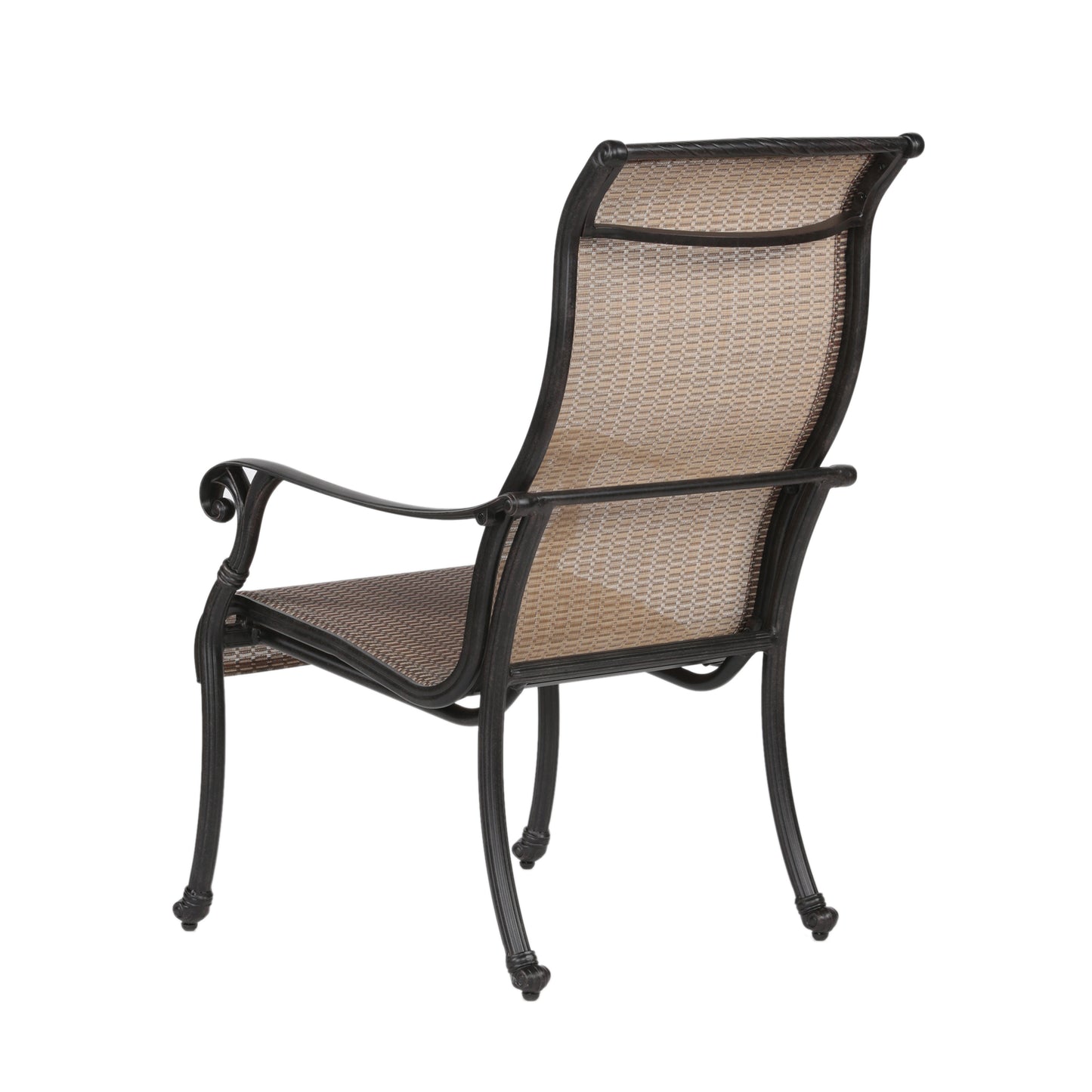 Patio Outdoor Sling Rocker Patio 2 Chairs With Aluminum Frame, All-Weather Furniture