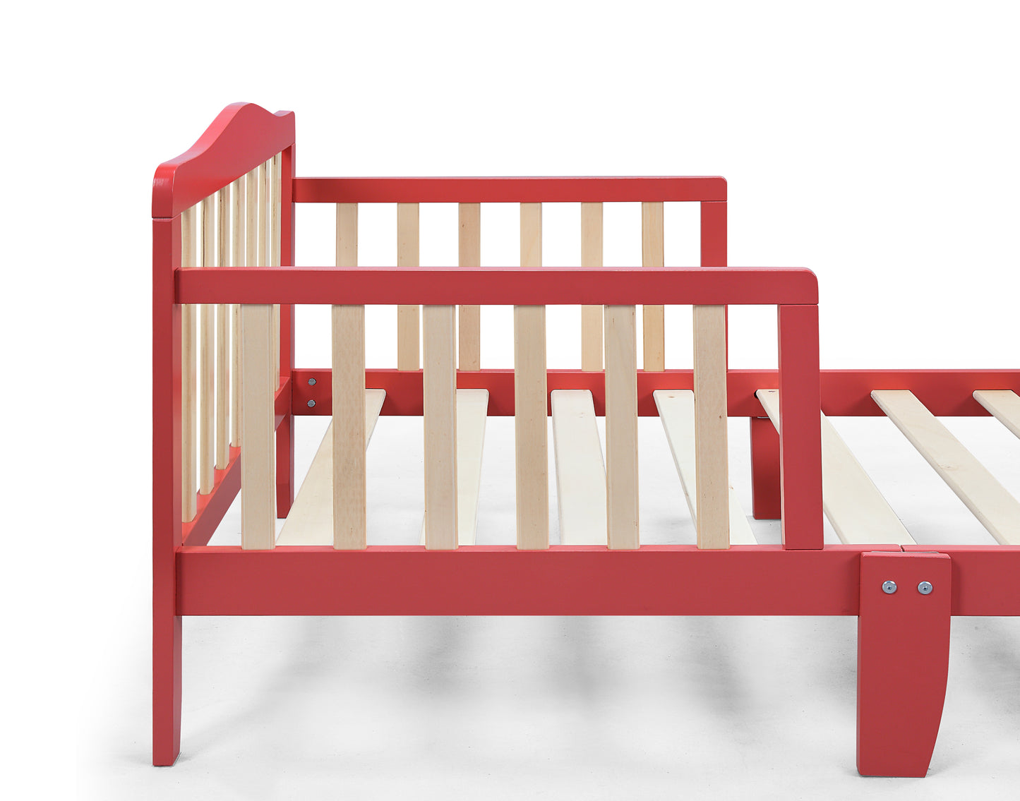 Twain Toddler Bed Coral/Natural