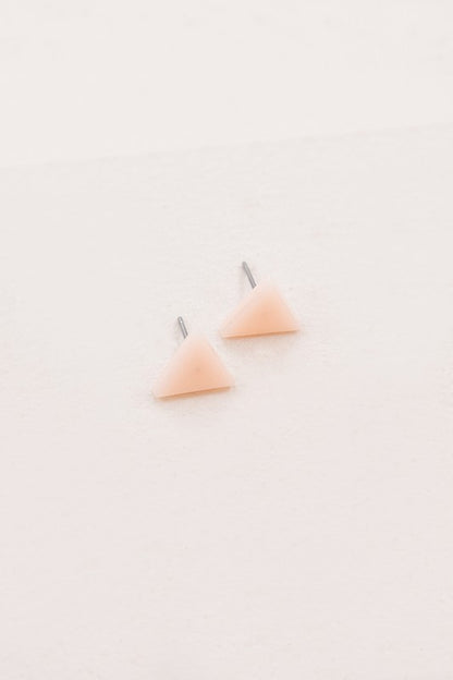 Porsha Triangle Stud Earrings