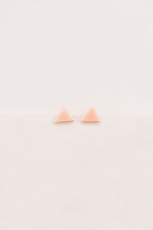 Porsha Triangle Stud Earrings