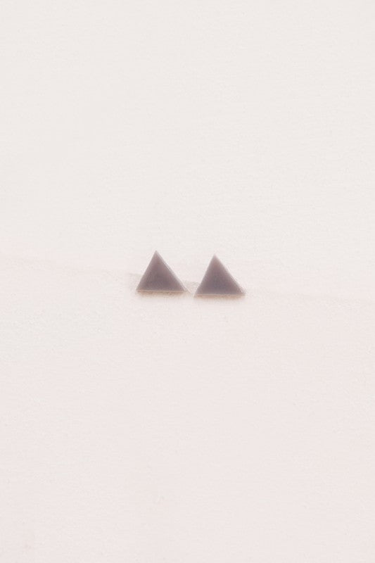 Porsha Triangle Stud Earrings