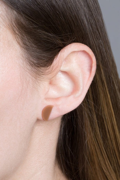 Porsha Semi Circle Stud Earrings