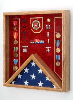 Flag case - Shadow Box. by The Military Gift Store