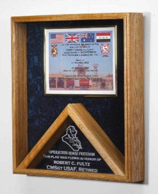 Flag case - Shadow Box. by The Military Gift Store