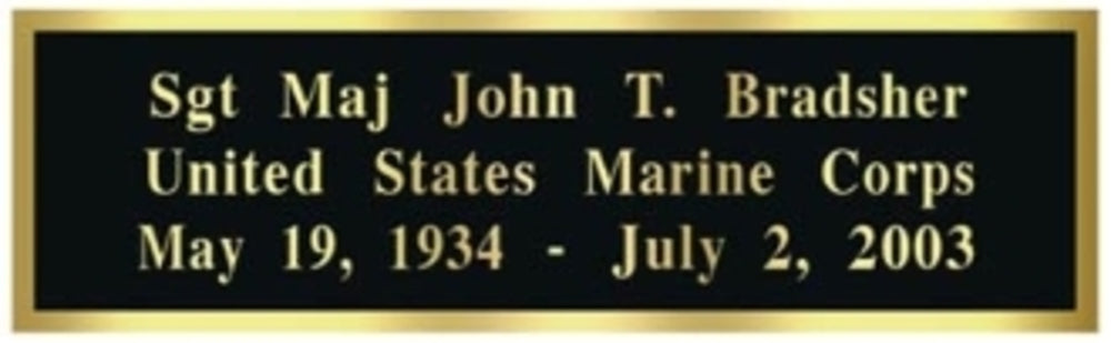 Engraved Brass Plates. by The Military Gift Store