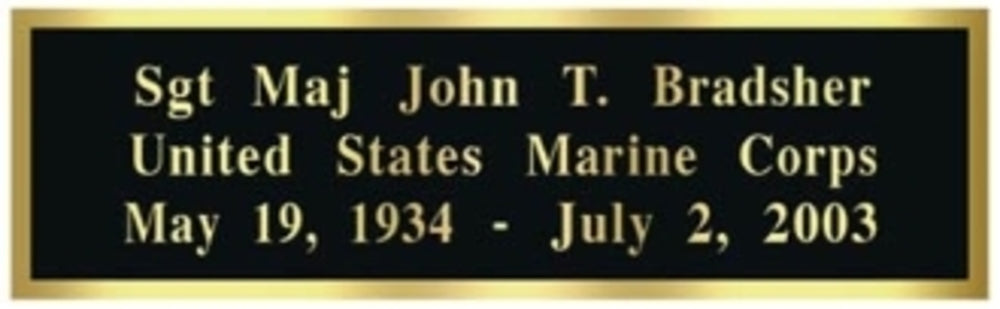 Laser Engraved Name Plates. by The Military Gift Store