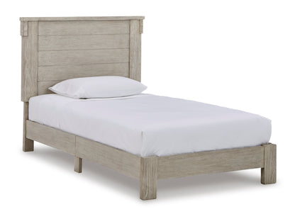 Ashley Hollentown White Washed Casual Twin Panel Bed B434-71