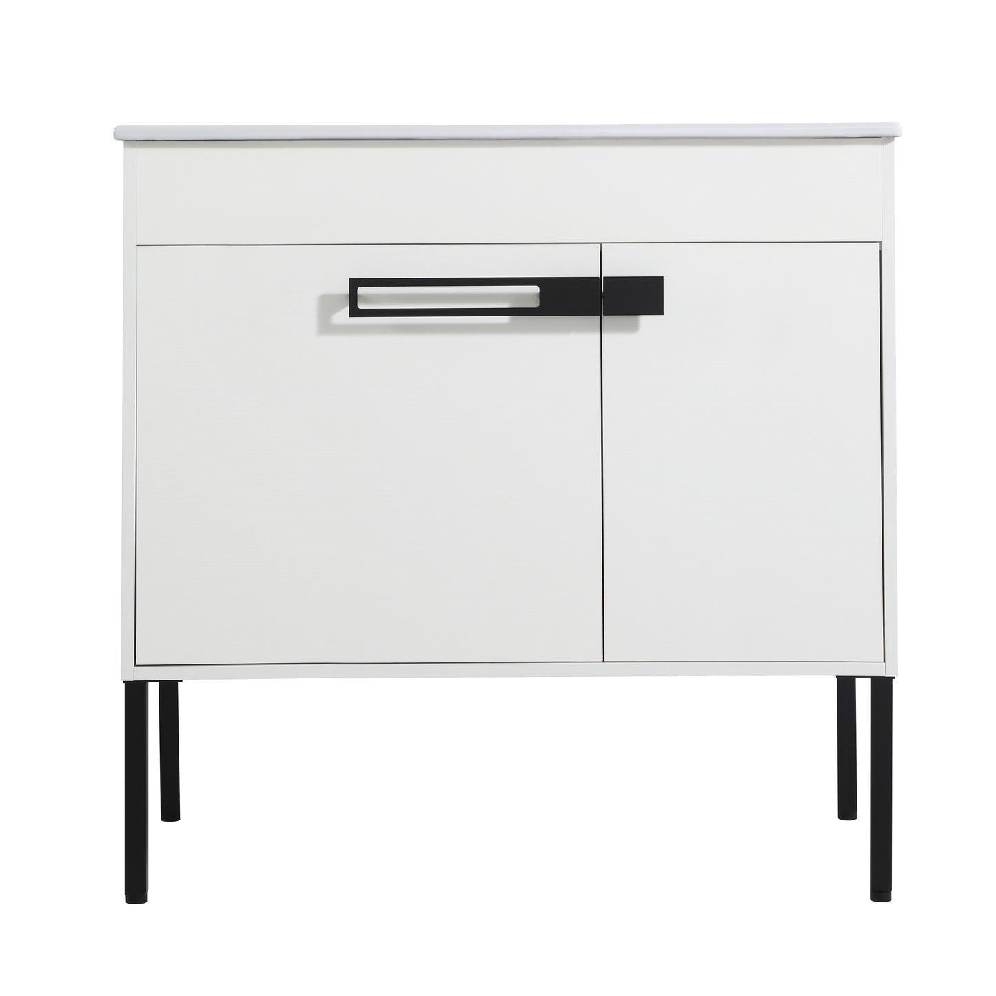 Bathroom Vanity with Sink 36 Inch, with Soft Close Doors, 36x18