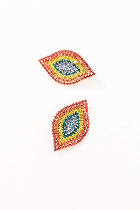 Rainbow Spindle Earrings