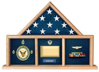 USAF Shadow Box, Flag Medal Case. by The Military Gift Store