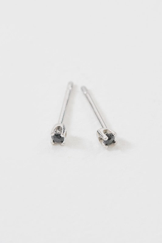 Dainty Stud Stone Earrings