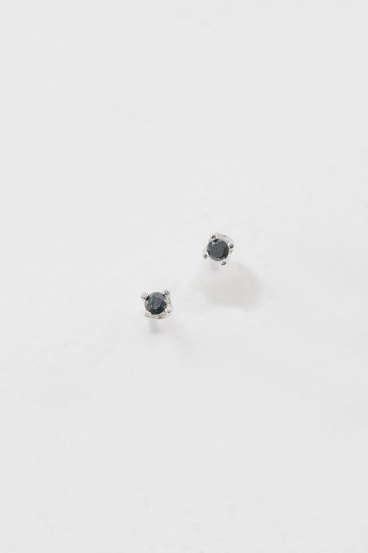 Dainty Stud Stone Earrings