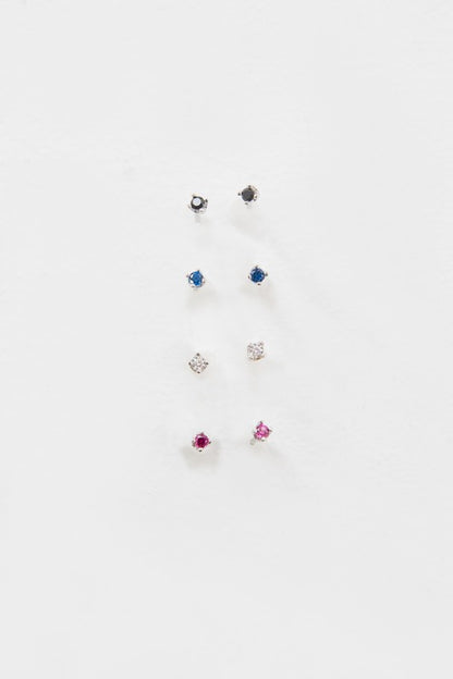 Dainty Stud Stone Earrings