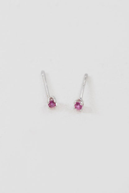 Dainty Stud Stone Earrings