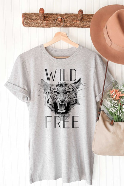 WILD AND FREE TIGER GRAPHIC TODDLER TEE / T-SHIRT