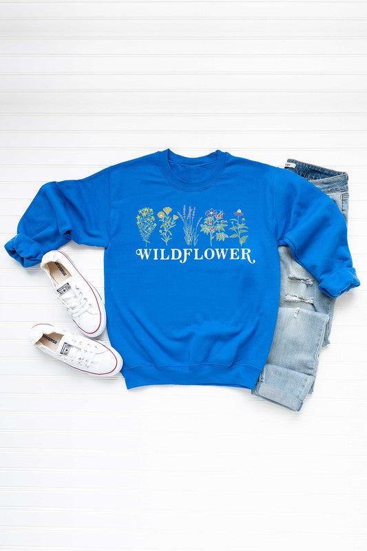 WILDFLOWER GRAPHIC TODDLER SWEATSHIRT