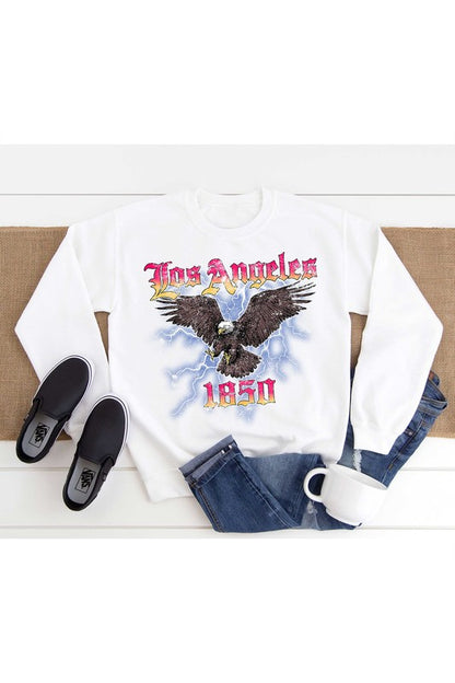 LOS ANGELES BAND TEE GRAPHIC TODDLER SWEATSHIRT