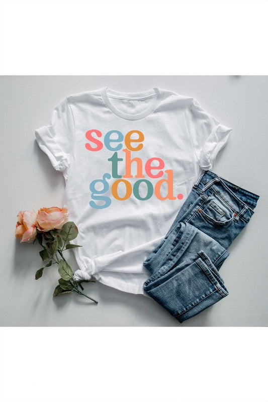 SEE THE GOOD GRAPHIC TODDLER T-SHIRT