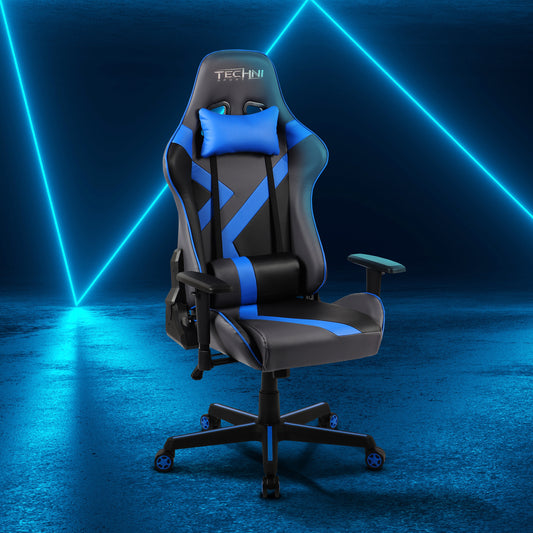 Techni Sport TS-70 Office-PC Gaming Chair, Blue