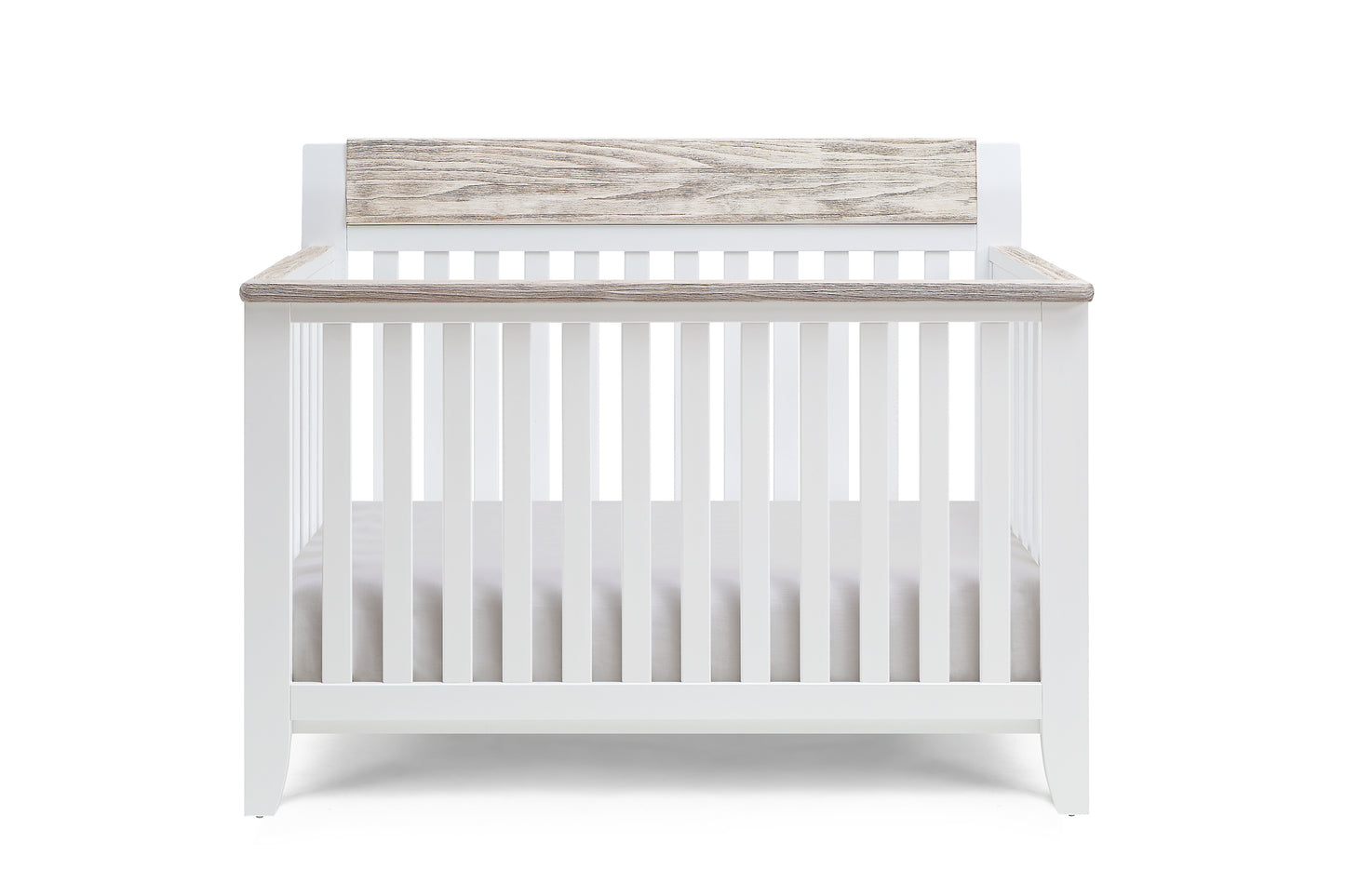 Hayes 4-in-1 Convertible Crib White/Natural