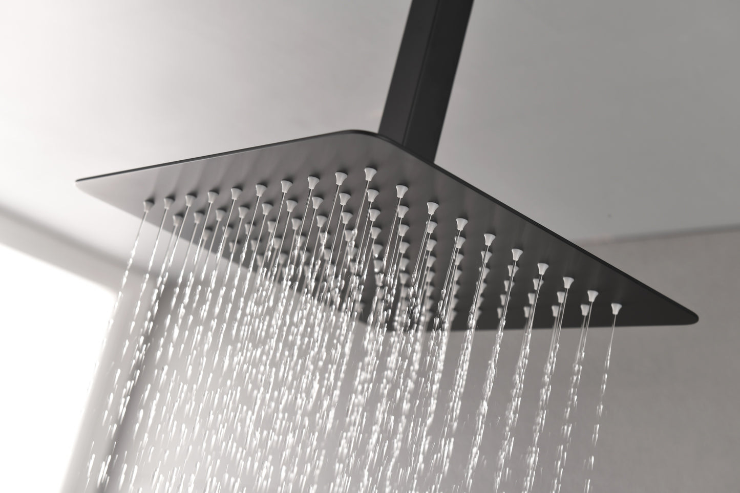 Rain Shower Head  High Pressure Rainfall Showerhead Water Saving