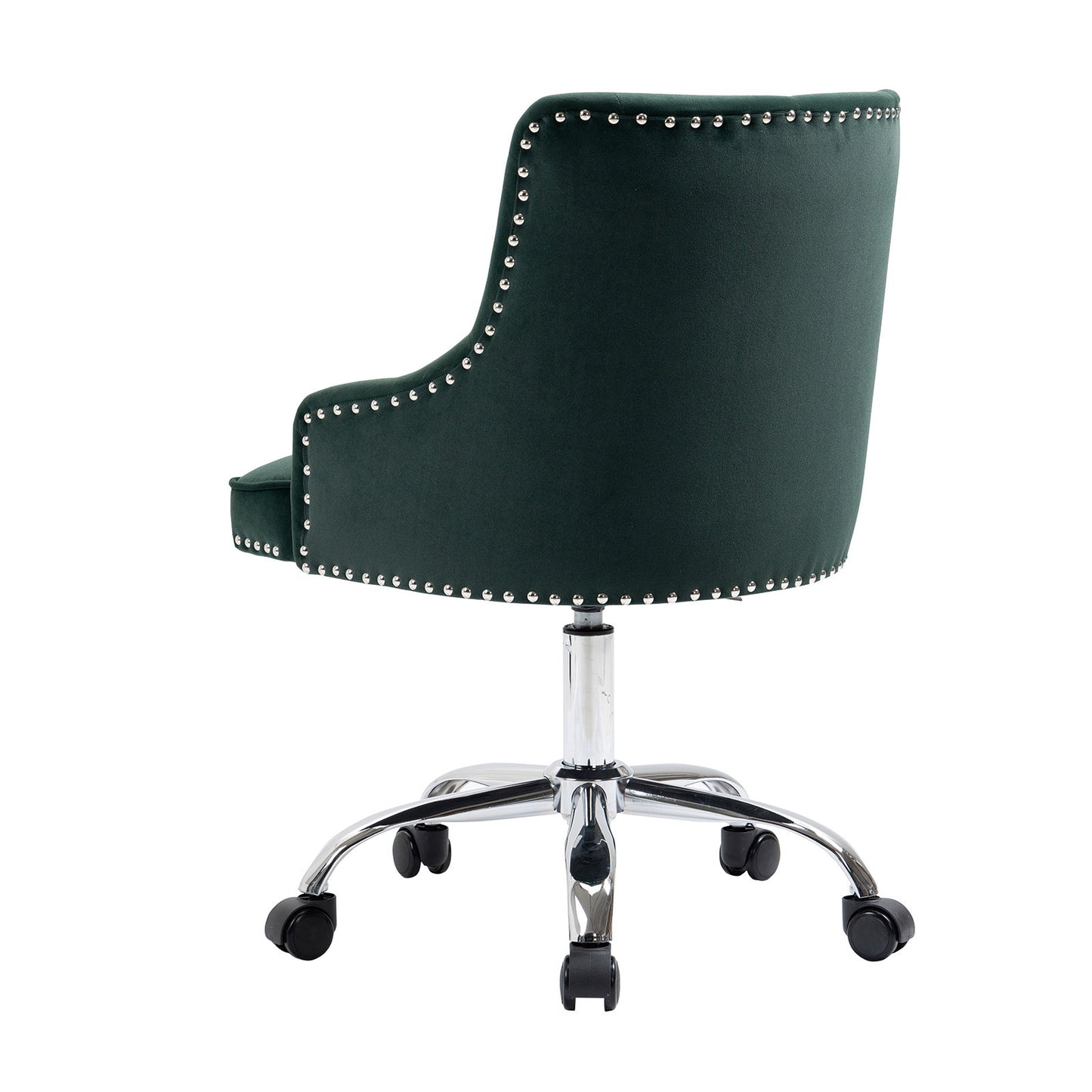 Home Office Chair, Velvet Office Chair, Adjustable Armchair Cute Desk Chair