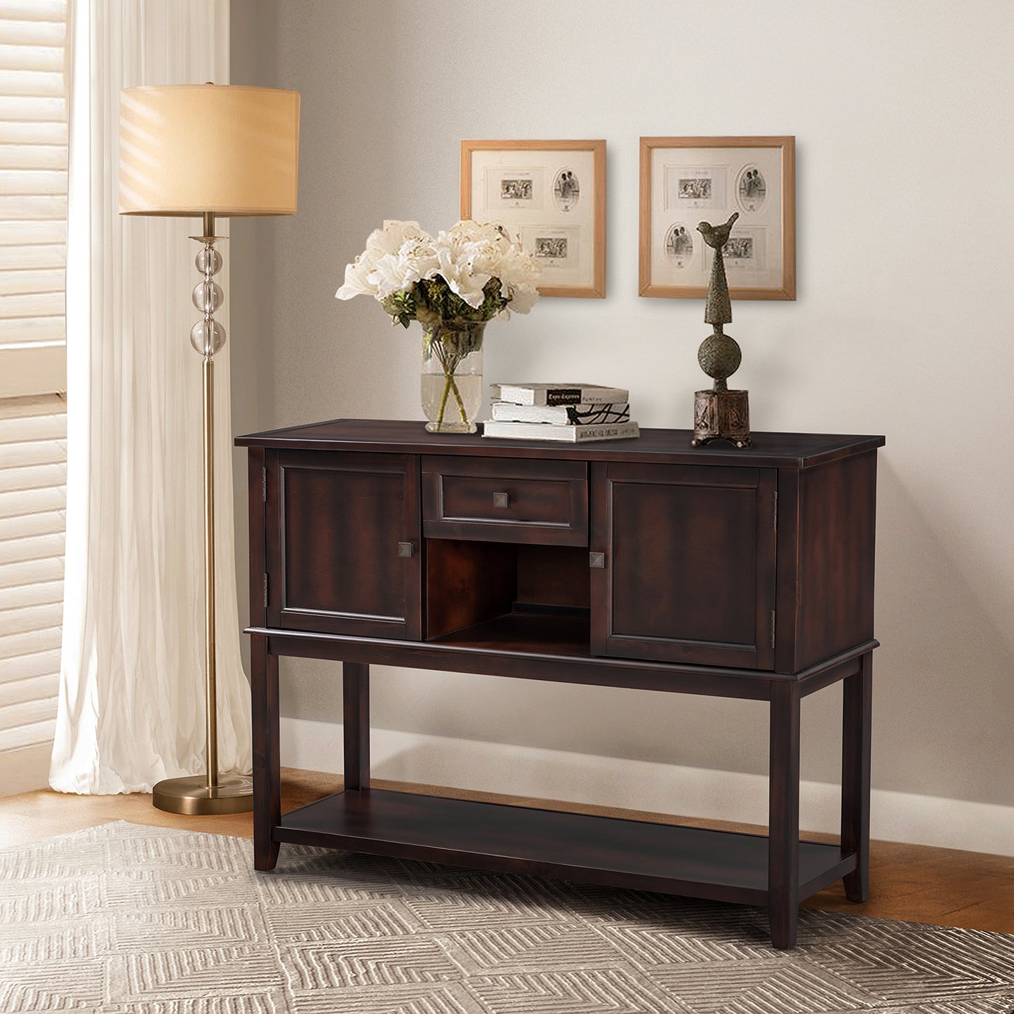 Lelex 45"Console Table with Drawers