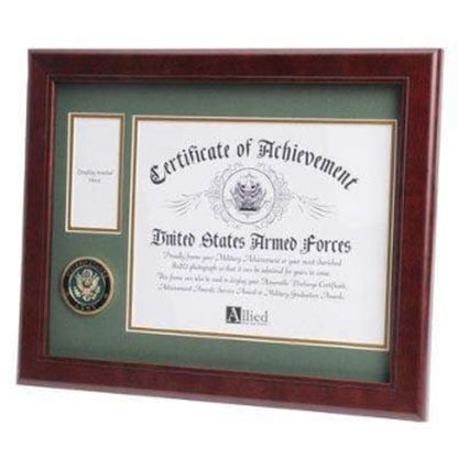 U.S. Army Medallion Certificate and Medal Frame. by The Military Gift Store