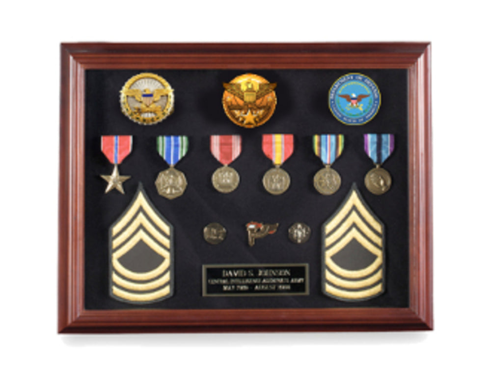 Shadowbox Display Frame 16 x 12, Medal Shadow case. by The Military Gift Store