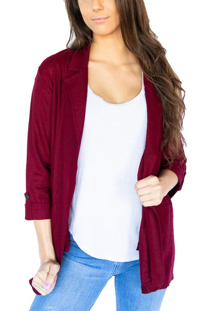 Lightweight Boyfriend Style Blazer