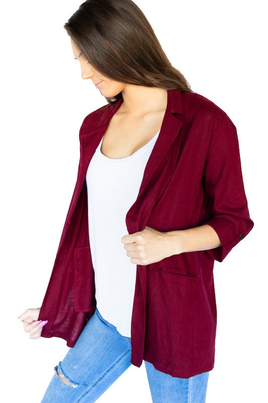 Lightweight Boyfriend Style Blazer