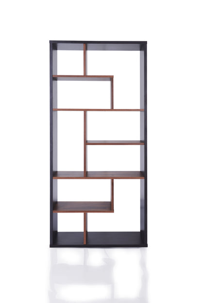 ACME Mileta II Bookshelf, Walnut  92404