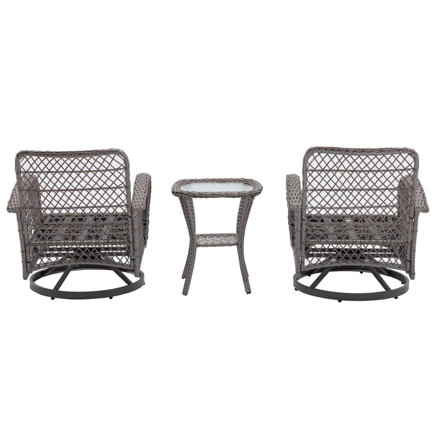 3pcs Outdoor Furniture Modern Wicker set