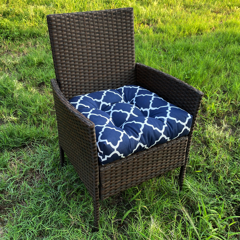 BLACK FRIDAY Outdoor Chair Cushions Thickened Seat Cushions with Ties, Patio Chair Pads for Patio Furniture Garden Home Office Decoration Set of 2