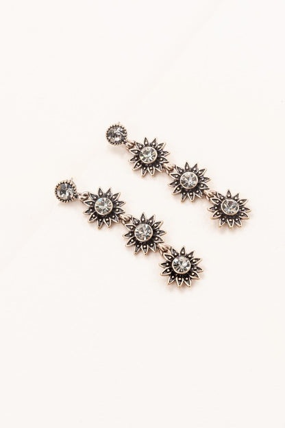 Sunflower Drop Earrings