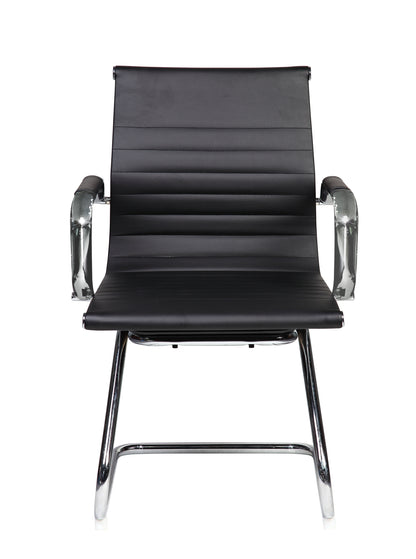 Techni Mobili Modern Visitor Office Chair, Black